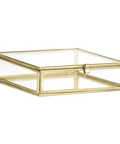 Boîte en verre – Doré S