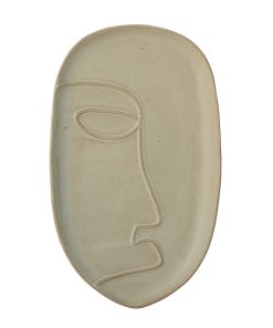 Plat – Visage abstrait