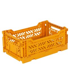 Caisse de rangement S – Jaune moutarde
