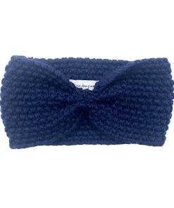 Bandeau en laine – Marine