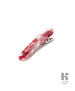 Barrette arrondie – Rouge
