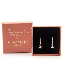 Boucles BALC x Adorabili – Oiseau & Fleur