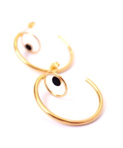 Boucles d&rsquo;oreilles – Paula noir