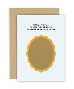 Carte à gratter – Miroir, miroir…