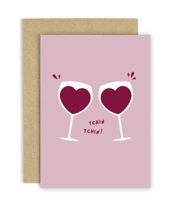 Carte de voeux – Tchin vin