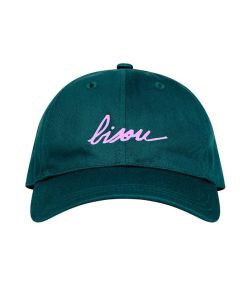 Casquette – Bisou vert & rose