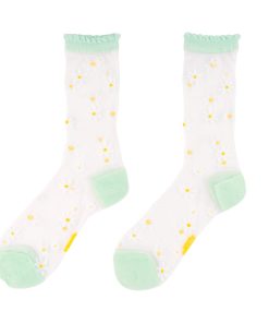 Chaussettes – Pâquerettes (transparentes)