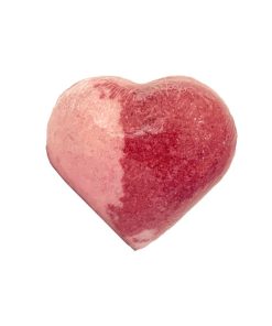 Boule de bain – Coeur framboise