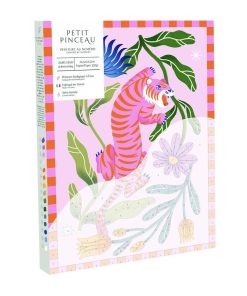 Kit peinture au numéro – Tigre fleuri