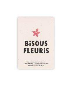 Sachet de graines – Bisous fleuris