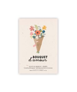 Sachet de graines – Bouquet d&rsquo;amour