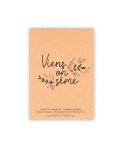 Sachet de graines – Viens on sème