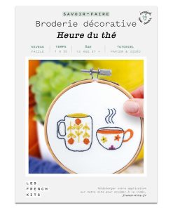 Kit broderie – Heure du thé