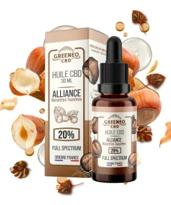 Huile CBD 20% Alliance Noisette Toastée 30mL – GREENEO