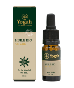Huile CBD Bio 05% Anis Etoilé 10mL – YOGAH