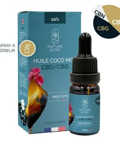 Huile CBD/CBG Coco MCT 10% 10mL – NATURE & CBD