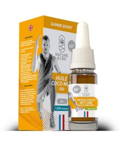 Huile CBD MCT Coco 20% Sport 10mL – NATURE & CBD