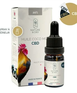 Huile CBD Coco MCT 20% 10mL – NATURE & CBD