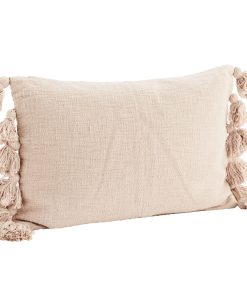 Housse de coussin – Rose & Pompons