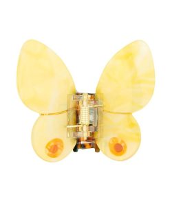 Pince à cheveux – Papillon jaune