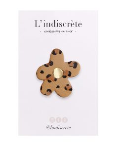 Pin&rsquo;s fleur – Léopard