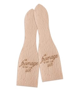 Spatules à raclette – Le fromage c&rsquo;est la vie (2pcs)