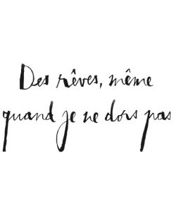 Sticker mural – Des rêves