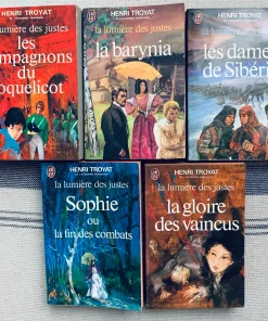 La lumière des justes complet en 5 volumes édition ancienne  Henri Troyat