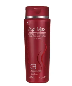 Agi Max, Semi Di Lino Kera-X, Huile de finition pour cheveux 3, 460 g
